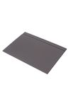 Leather Desk Pad With Cover | Desk Mat | Desk Accessories | Desk Pad With Cover | Gray Leather 